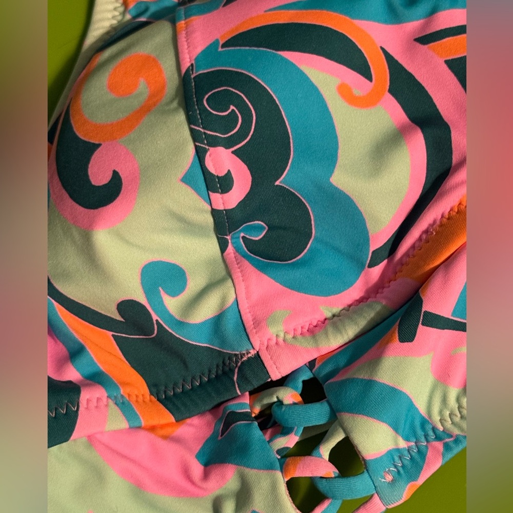 Colorful Women's Swim Top - Picture 10 of 13